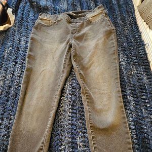 BLACK/GREY JEGGINS! PETITE!